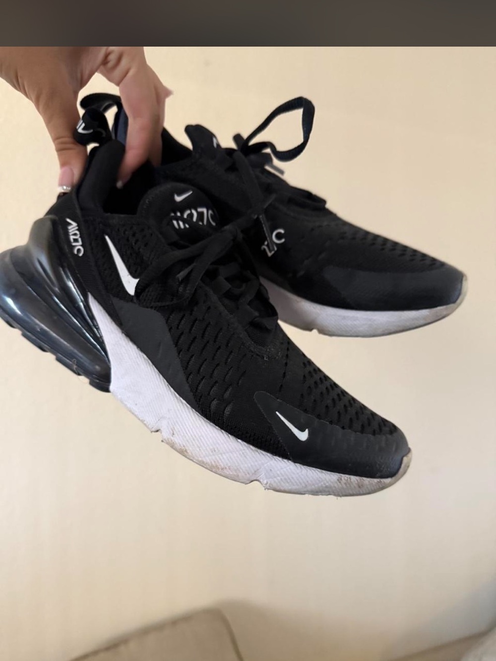 Nike Air Max 270 women’s Athletic Shoe - Black/White